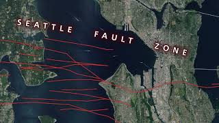 Tsunami simulation from a Seattle Fault earthquake [upl. by Nigel]