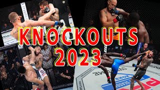 Top MMA Knockouts 2023 part 2 [upl. by Cynara986]