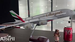 1160 Emirates Airline A380 Airplane Modelairplanemodel airbus a380 [upl. by Notsud]