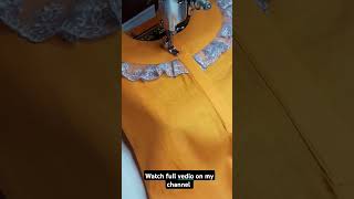 Amazing sewing hacks plaindressdesigningideaswithlacearabicdress zahrafashions [upl. by Sykes]