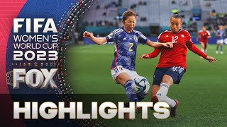 Japan vs Costa Rica Highlights  2023 FIFA Womens World Cup [upl. by Koren558]