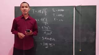 PRAKTIKUM 01MENGHITUNG PERCEPATAN GRAVITASI MENGGUNAKAN BANDUL MATEMATIS [upl. by Ailbert]