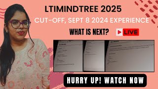 LTIMINDTREE 2025  Sept 8 2024 Actual questions  Whats next ltimindtree mindtree placement [upl. by Babb]