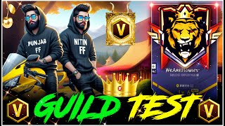 Live Nitin Free Fire Guild Test V Badge Guild Testfflive nitinfreefire nitinff NITINFREEFIRE [upl. by Jamima]