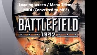 Battlefield 1942 Menu Theme MIDI Full Ensemble Converted to MP3 [upl. by Nitfa]