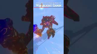 WINDBLIGHT GANON BOSS FIGHT zelda botw nintendo shorts [upl. by Rai]