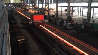 Bar Welding Rolling  BWR endless rolling [upl. by Lekram]