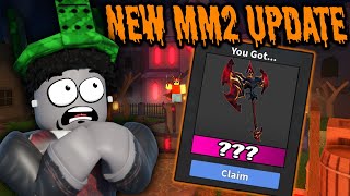 NEW MM2 HALLOWEEN UPDATE USING THE NEW GODLYS 😱 Murder Mystery 2 [upl. by Adaiha]