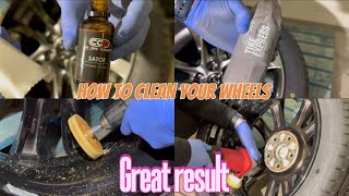 HOW TO CLEAN AND PROTECT YOUR WHEELS  Cleaning Polishing and Ceramic coating [upl. by Hawken875]