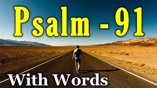 Psalm 91 Reading My Refuge and My Fortress With words  KJV [upl. by Esekram]