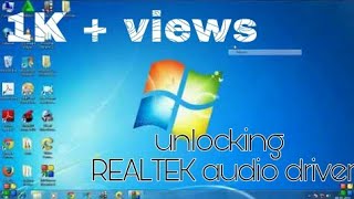 Unlock realtek R279 in windows7 32bit [upl. by Shiller]