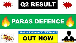 Paras Defence Q2 results 2025  Paras Defence Results Today  Paras Defence Share Latest News [upl. by Lounge159]