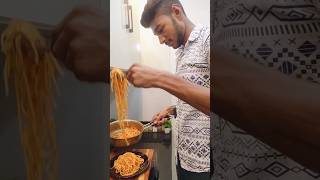 Spaghetti 🍝 in Arrabiata Sauce pasta viral shorts redsauce [upl. by Camroc]