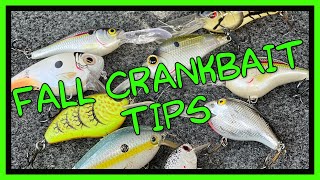 Crankbait Tips for Fall Bass Fishing [upl. by Araeic]