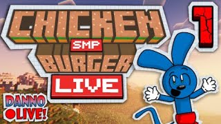 CHICKEN BURGER SMP LAUNCH  CBSMP 1 [upl. by Tanney]