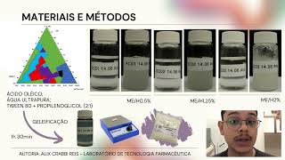 Avaliação das propriedades físicomecânicas de microemulsões geleificadas com Natrosol [upl. by Secundas18]