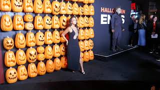 Kyle Richards Halloween Ends World Premiere Hollywood LA California USA October 11 2022 [upl. by Yllitnahc]