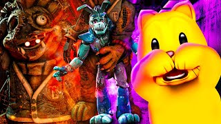 ALL ENDINGS  GLAM BONNIE SECRET ROOM  FNAF SECURITY BREACH RUIN DLC 4 [upl. by Whitcomb]