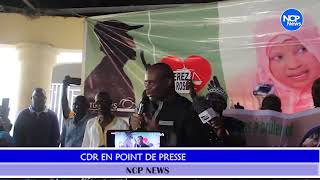 CDR en point de presse [upl. by Asirak431]