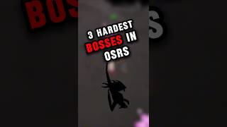 OSRS Hardest Bosses Guide osrs oldschoolrunescape runescape [upl. by Atnovart]