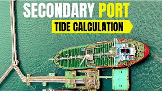 Standard and Secondary Ports tide calculation  Passage planning  Merchant navy knowledge [upl. by Attennek388]