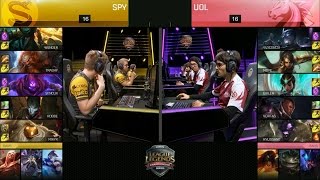 UOL vs SPY Game 5 Highlights  2016 EULCS REGIONAL QUALIFIERS DAY 3 [upl. by Lenhard]