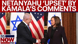 IsraelHamas war Netanyahu worried Kamala Harris remarks could hurt Gaza deal  LiveNOW from FOX [upl. by Ecidnarb]