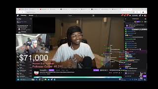 The time Kai Cenat gifted 100 subs on a TommyNFG stream [upl. by Budge]