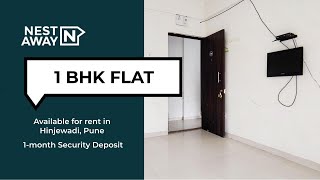 1 BHK Flat for rent in Pune  Hinjewadi Phase 1  For Bachelors  No Brokerage [upl. by Ylatfen]