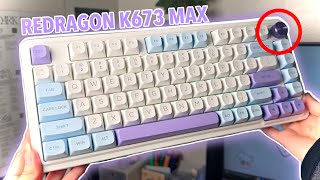 Redragon K673 MAX 75 RGB Keyboard Review [upl. by Berghoff]