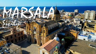 What to visit in Sicily Marsala An Areal Journey Through Sicilys Historic Port Town [upl. by Drida]