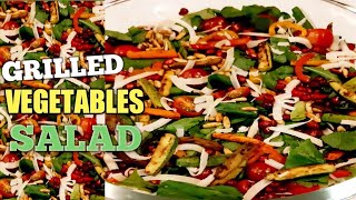 grilled vegetables saladsalad recipe❤Ainas TV [upl. by Kenlee]