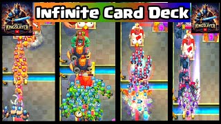 Infinite Card Deck with Different Opponent Card clashroyle gamingvideos supercell viralvideo [upl. by Collum]