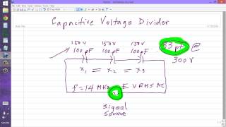 Capacitive Voltage Divider [upl. by Hebrew]