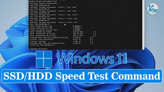 ✅ How To Speed Test SSDHDD With Only 1 Command [upl. by Armillda]