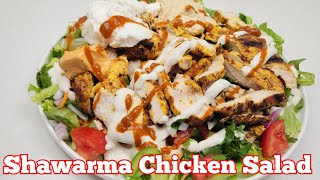 quotEasy amp Healthy Shawarma Chicken Salad Recipe  Perfect Mediterranean Mealquot [upl. by Hertzfeld]