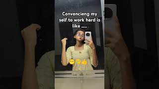 Cinvencieng myself to work hard aspirantlife selfimprovement motivation 🥲😇trendingshorts [upl. by Iphigeniah223]