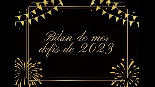 Bilan de mes défis 2023 [upl. by Neliac]