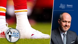 Patrick Mahomes Ankle Watch 2023 Series Finale  Was the Chiefs QB Really Hurt  Rich Eisen Show [upl. by Vinni]