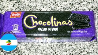 Chocolinas Cacao Intenso Galletitas sabor Chocolate Bagley  Chocolate flavour cookies [upl. by Kwok309]