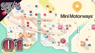 Using SEGREGATED HIGHWAYS to reduce traffic congestion Mini Motorways [upl. by Caldera]