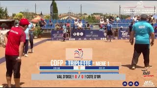 CDF Promotions  Triplette  Castelnaudary  32ième de finale  CD95 VS CD21  13072024 [upl. by Willumsen]