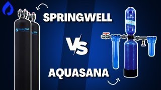 SpringWell vs Aquasana Which Is The Best Whole House Water Filter In 2024 [upl. by Ahsimaj]