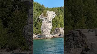 Stone face on Flowerpot Island [upl. by Caylor188]