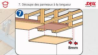 Instructions « pas à pas » pour faire un faux plafond [upl. by Akeimat]