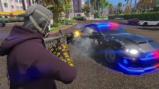 Hunting Down Cops  GTA 5 RP [upl. by Aicekal]