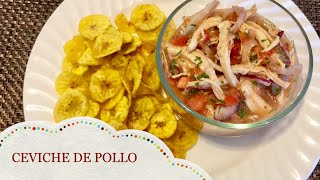 🇪🇨CEVICHE DE POLLO 🍗 Una deliciosa receta con un pequeño cambio en su preparación [upl. by Waverley692]