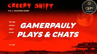 GamerPauly Plays amp Chats Creepy Shift Roadside Diner horror gaming psychological simulation [upl. by Bish]