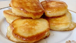 Оладьи Оладушки Пышные и Мягкие  PancakesFritters Recipe English Subtitles [upl. by Anirdnaxela]