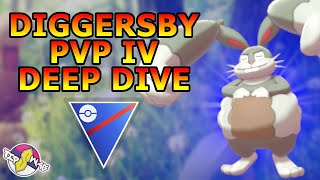 DIGGERSBY PVP IV DEEP DIVE  Pokémon GO [upl. by Atauqal]